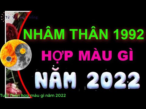 Nhâm Thân 1992 mệnh Thổ hợp với màu hồng. Nhâm Thân 1992 mệnh Thổ hợp với màu hồng.