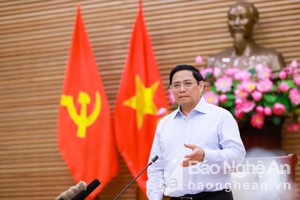 Kết luận của Thủ tướng Phạm Minh Chính tại buổi làm việc với lãnh đạo tỉnh Nghệ An