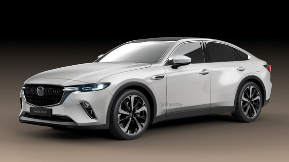 Mazda6 sẽ ra sao nếu trở thành xe gầm cao - SUV điện ăn theo Toyota Crown - Ảnh 1.
