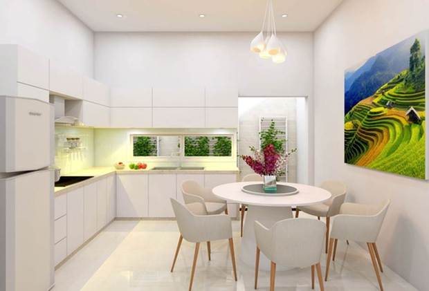 Tư vấn thiết kế và bố trí nội thất nhà ống 33m2 có giếng trời và nhiều cây xanh - Ảnh 9. Tư vấn thiết kế và bố trí nội thất nhà ống 33m2 có giếng trời và nhiều cây xanh - Ảnh 9.