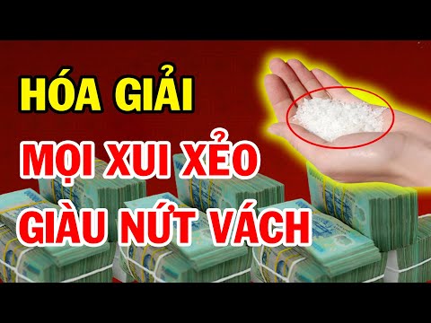 Dùng muối là cách đơn giản nhưng hiệu quả để hóa giải vận xui