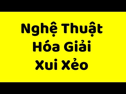 cách giải xui