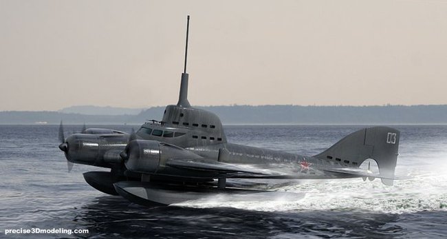 Dự án thiết kế tàu ngầm bay kỳ lạ của kỹ sư Liên Xô - Phần 1 - Ảnh 3.