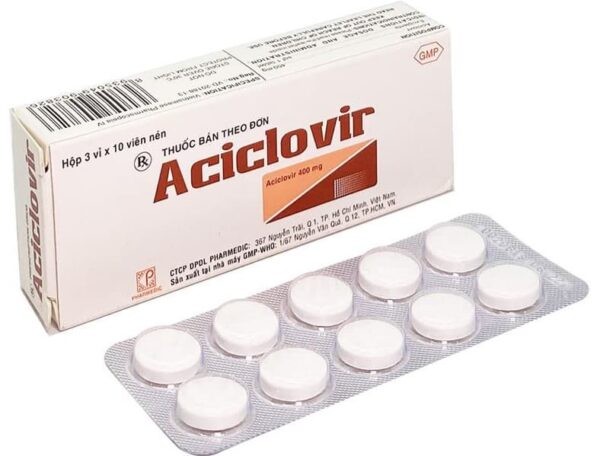 Aciclovir Pharmedic được sử dụng để điều trị nhiễm virus herpes simplex, bệnh zona và bệnh thủy đậu