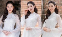 Hoa hậu Đỗ Thị Hà đẹp thuần khiết trong loạt ảnh áo dài, người hâm mộ không khỏi ngỡ ngàng trước nguồn gốc trang phục