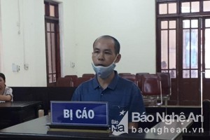 Bị cáo Nguyễn Bá Ba.  Ảnh: Trương Thị Duyên