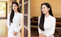 Xuýt xoa trước vẻ đẹp của Á hậu Phương Nhi trong tà áo dài trắng: Chuẩn 