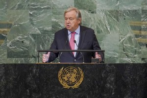 Tổng thư ký Liên hợp quốc Antonio Guterres: Thế giới không thể tiếp tục như thế này