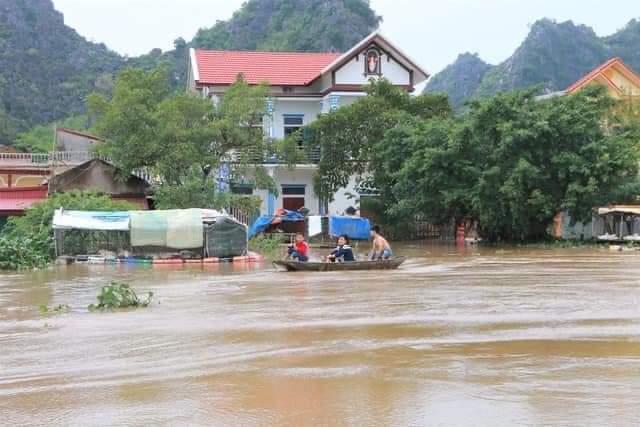 Ninh Bình: Hơn 200 hộ dân bị ngập - Ảnh 1.
