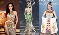 Loạt áo dài mà Hoa hậu Thủy Tiên mặc tại Miss Grand Vietnam 2022: Biến hóa đa dạng, khéo léo tinh tế